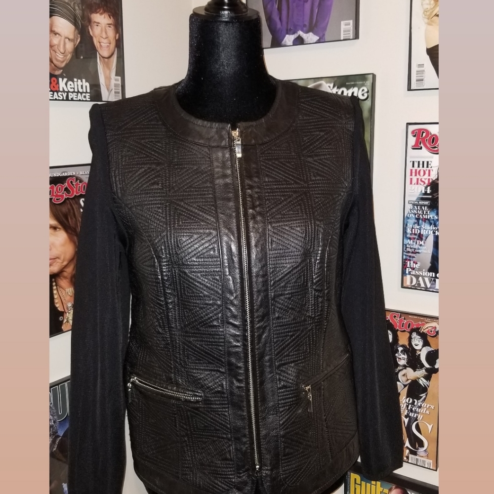 Nygård Collection leather jacket